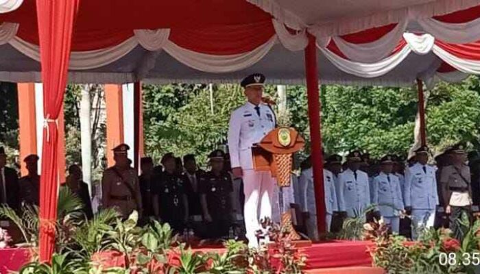 PJ Bupati Nganjuk Kukuhkan Masa Tambahan Jabatan Kepala Desa dan BPD.