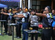 Peringati HUT Bhayangkara ke 78, Polda Jatim Gelar Lomba Menembak Kapolda Cup