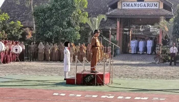 Masa Pengenalan Lingkungan Sekolah (MPLS) SMAN 1 Garum Resmi Dilaksanakan Tahun Pelajaran 2024/2025