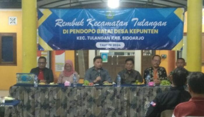 Sambang Warga, Camat Tulangan Sosialisasi Program SIPRAJA di Desa Kepunten