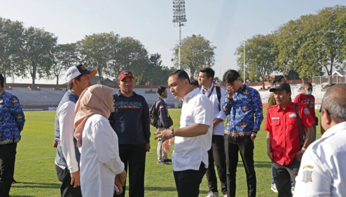 Sidak Stadion Gelora 10 November, Walikota Eri Ajak Masyarakat Ramaikan AFF U-19