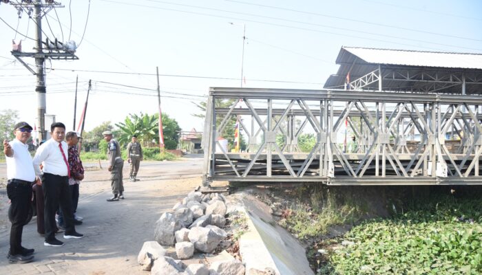 Akses Pulih, Jembatan Bailey Kedung Peluk Tuntas Terbangun