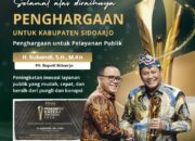 Plt Bupati Sidoarjo Subandi Raih Penghargaan Kepala Daerah Award 2024