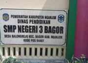 Rehabilitasi SMP Negeri 3 Bagor oleh Dinas Pendidikan Kabupaten Nganjuk melalui  DAK 2024