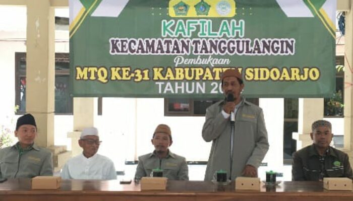 Camat Tanggulangin Motivasi Kafilahnya Agar Sukses di MTQ ke-31 Kabupaten Sidoarjo