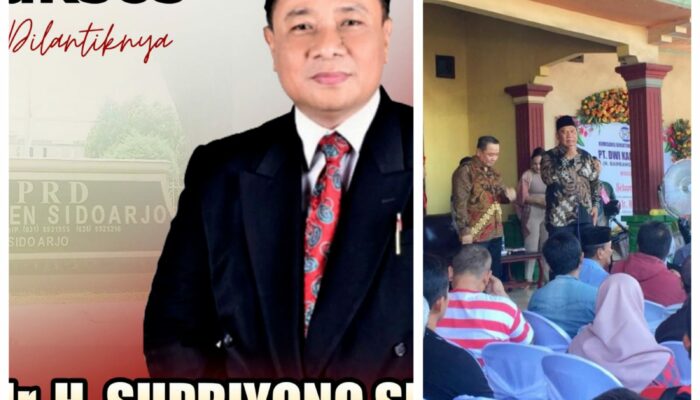 Tasyakuran Saat Dilantiknya  Ir. H. Supriyono, S.H., M.H Sebagai DPRD Kabupaten Sidoarjo Periode 2024-2029