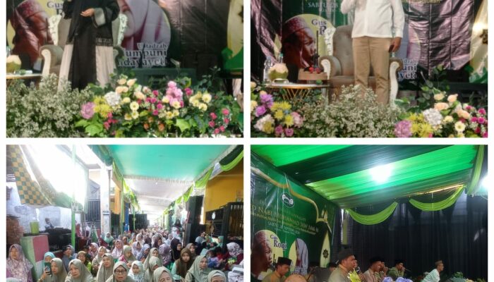 Memperingati Maulid Nabi Muhammad SAW, Paslon BAIK Didesa Kletek Kecamatan Taman