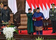 Prabowo Subianto dan Gibran Rakabuming Resmi Dilantik Sebagai Presiden dan Wakil Presiden RI