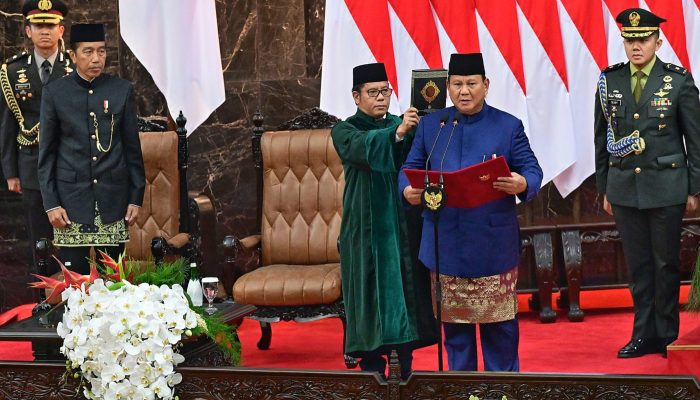 Prabowo Subianto dan Gibran Rakabuming Resmi Dilantik Sebagai Presiden dan Wakil Presiden RI