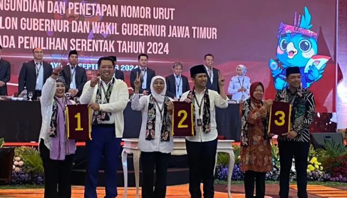 KPU Umumkan Debat Perdana Cagub-Cawagub Jatim Bertema “Kesejahteraan Hingga Pendidikan”