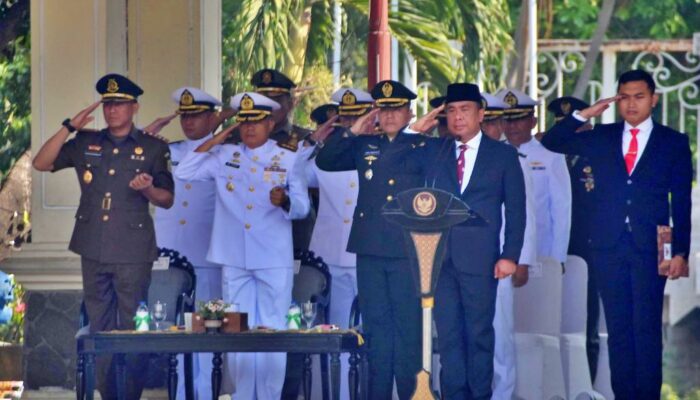 Komandan Brigif 2 Marinir Hadiri Upacara Hari Kesaktian Pancasila Di Sidoarjo