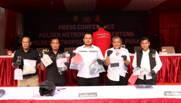 Polres Metro Jakarta Pusat Ungkap Kasus Pencurian dengan Kekerasan, Dua Tersangka Ditangkap dan Dua DPO