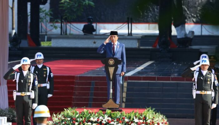 Jokowi Pimpin Upacara Hari Kesaktian Pancasila, Kapolri Turut Mendampingi