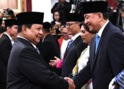 Presiden Prabowo Lantik Sejumlah Pejabat Setingkat Menteri di Istana Negara