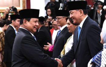 Presiden Prabowo Lantik Sejumlah Pejabat Setingkat Menteri di Istana Negara