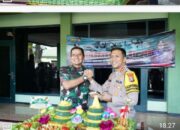 Beri Kejutan Istimewa Kapolresta Sidoarjo Kepada Korem 084/BJ di HUT Ke-79 TNI