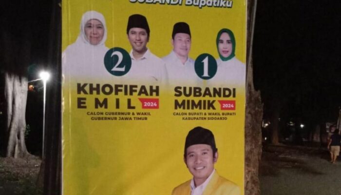 Partai Golkar Sidoarjo Sosialisasi Khofifah Gubernurku, Subandi Bupatiku