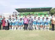 Pjs. Bupati Sidoarjo Tinjau Latihan Tim Sepak Bola GSI Nasional