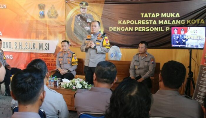 Tiga Hari Duduki Kursi Jabatan Kapolresta Malang Kota, Kombes Pol. Nanang Kunjungi Lima Polsek Jajaran