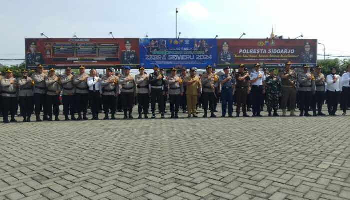 Operasi Zebra Semeru 2024, Polres Sidoarjo “Tekan Pelanggaran dan Tingkatkan Keselamatan Lalulintas”