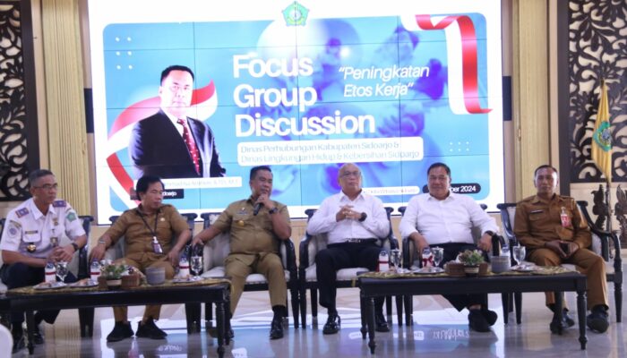 Pjs. Bupati Sidoarjo Buka Kegiatan FGD Peningkatan Etos Kerja