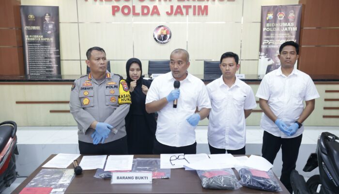 Polda Jatim Berhasil Amankan Bandit Jalanan Spesialis Curanmor dan Residivis Jambret.