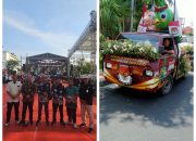 Semarak Pawai Maskot Pilkada 2024, KPU Sidoarjo Kirab Guk KASIJO Mendampingi Si-JALIH