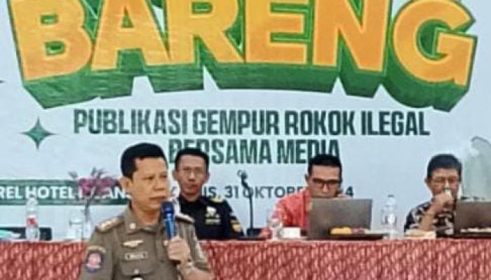 Diskominfo Kabupaten Nganjuk Berkolaborasi Dengan Bea Cukai Kediri, Ngopi Bareng Gempur Rokok Ilegal