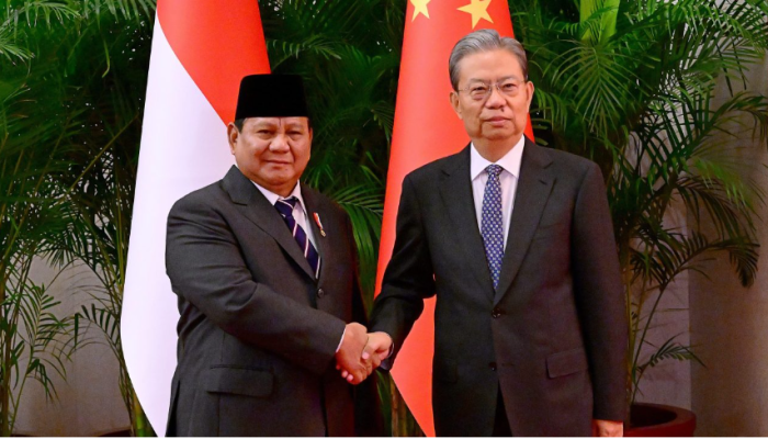 Bertemu Zhao Leji, Presiden Prabowo Tegaskan Komitmen Pererat Hubungan Indonesia-Tiongkok