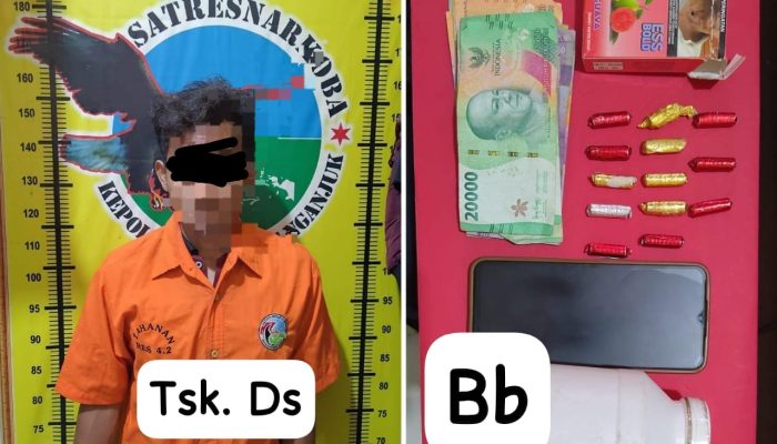 Polres Nganjuk Ungkap Dua Kasus Narkotika Jenis Okerbaya, 145 Butir Pil LL Disita