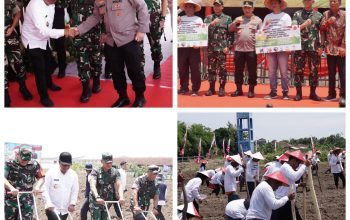 Dukung Swasembada Pangan, Kapolri Bersama Panglima TNI Tanam Jagung di Sidoarjo