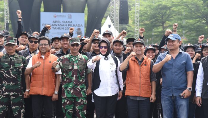 Pemkab Sidoarjo Bersama Bawaslu Sidoarjo Gelar Apel Siaga Pengawasan Pilkada 2024 : Wujud Komitmen Jaga Demokrasi dan Berintegritas