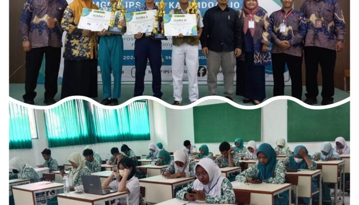 Targetkan Siswa Berprestasi, MGMP Sidoarjo Gelar Olimpiade IPS Kategori SMP se-Kabupsten Sidoarjo