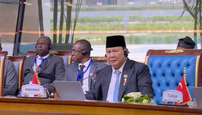 Hadiri Sesi Khusus KTT D-8, Presiden Prabowo Serukan Persatuan Negara Muslim