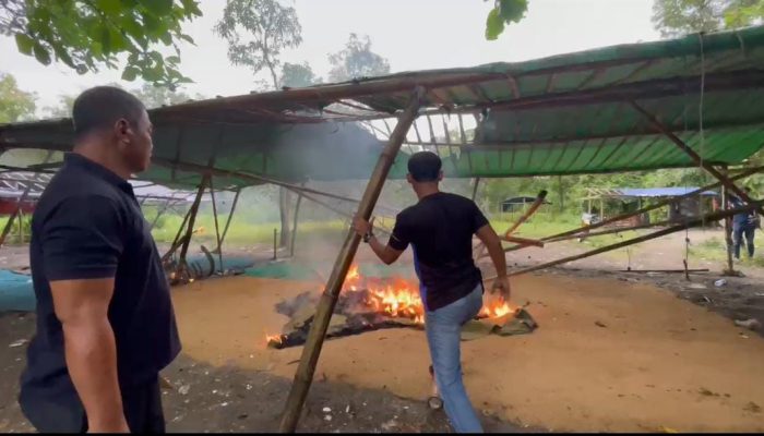 Tak Butuh Waktu Lama, Satreskrim Polres Bangkalan Bubarkan Arena Sabung Ayam di Modung