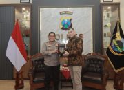 Sambut hangat : Kapolres Blitar terima Kunjungan Konsulat Jenderal Australia di Polres Blitar Perkuat Hubungan Kerja Sama