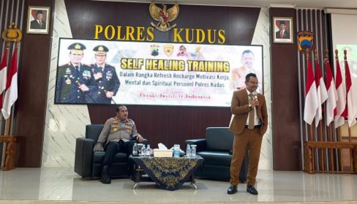 Polisi Dan Bhayangkari Polres Kudus Dilatih Self healing, Agar Kuat Tekanan