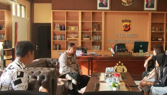 Kapolres Purwakarta Mengajak Bersama Berjalan Lurus Beriringan Jalin Sinergitas Kooridinasi Komunikasi Yang Baik