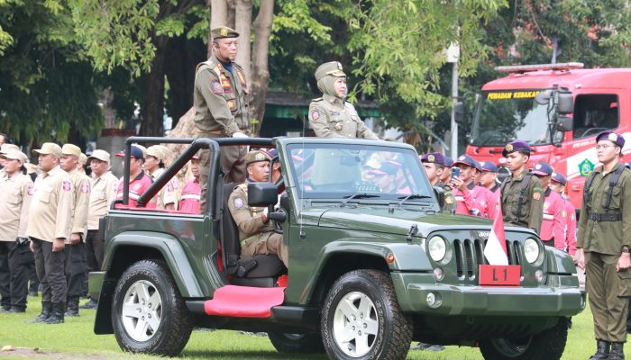 Pemprov Jatim Gelar Apel Kesiapsiagaan Nasional Di Alun-Alun Sidoarjo, Wakil Bupati Sidoarjo : Sinergi Lintas Sektoral Dalam Menjaga Keamanan dan Kenyamanan Masyarakat Jatim