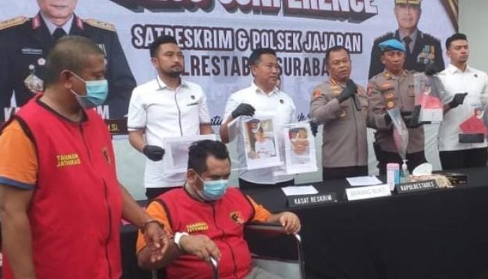 Polrestabes Surabaya Berhasil Bekuk Empat Tersangka Kasus Pencurian Dengan Kekerasan