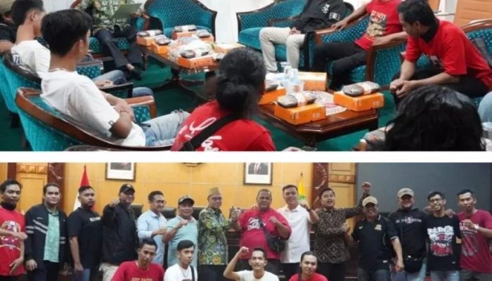 KETUA DPRD TERIMA DELTAMANIA: ‘Disambati’ Finansial Deltras, Cak Nasih  Fasilitasi Cari Sponsorship