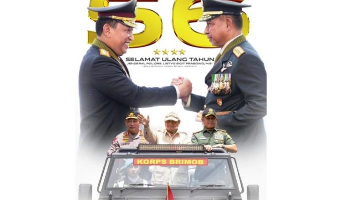 Panglima TNI Beri Ucapan Selamat Ulang Tahun ke Kapolri