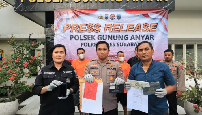Polsek Gunung Anyar Berhasil Ungkap Kasus Curanmor Setelah Pelarian Lintas Pulau