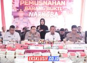 Ditresnarkoba Polda Jatim Komitmen Perang Terhadap Narkoba: 5,7 Juta Butir Narkotika Dimusnahkan