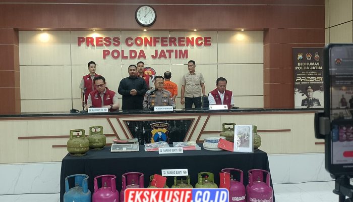 Polda Jatim Ungkap Penyalahgunaan LPG Subsidi di Malang, Tersangka Raup Untung Rp160 Juta Diamankan