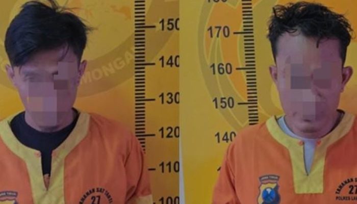 Polres Lamongan Amankan Dua Pengedar Sabu dalam Operasi Tumpas Narkoba