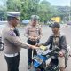 Tingkatkan Kesadaran, Satlantas Polres Pelabuhan Tanjung Perak Gencarkan Sosialisasi Tertib Lalu Lintas di Akses Suramadu
