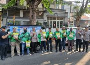 Polres Gresik Gelar Gerakan Pangan Murah, Ojol hingga Warga Sumringah