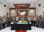 Rombongan Polres Pasuruan Kunjungi Kodim 0819, Ucapkan Selamat HUT TNI ke-80