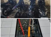 Polsek Prigen Amankan 7 Pemuda Diduga Gangster, Tiga Sajam Disita di Dusun Jagil